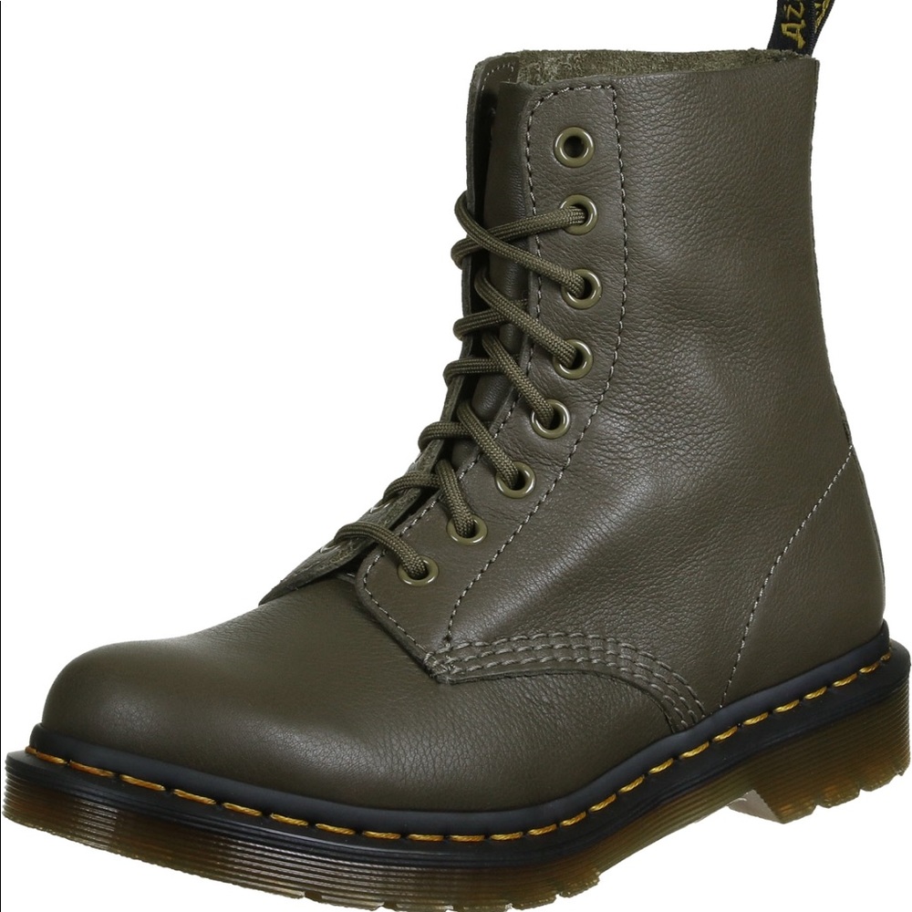 NWOB Dr. Martens Pascal Boots Olive Green